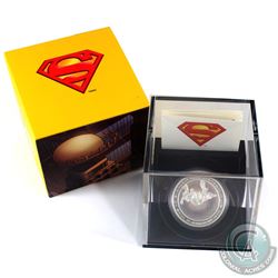 2013 Canada $20 Superman & Metropolis Fine Silver Hologram Coin (Tax Exempt)