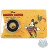 Image 1 : 2016 Niue 50-cent Mickey Through the Ages - 1938 Brave Little Tailor .5 gram Fine Gold Coin (Tax Exe