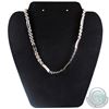 Image 1 : Sterling Silver Fancy-Link Chain. Measures 17" in length with a total weight of 26.5 grams.