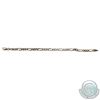 Image 1 : Sterling Silver Figaro-Link Bracelet with Lobster clasp.  Measures 9" in length with a total weight 