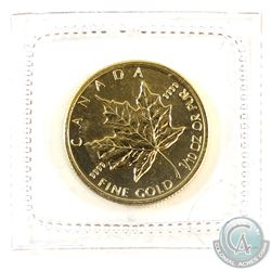 1998 Canada $5 1/10oz Fine Gold Maple Leaf (Tax Exempt)