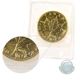 1999 Canada $10 1/4oz Fine Gold Maple with 20yrs Privy Mark (Tax Exempt)