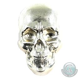 Beaver Bullion 5oz. .999 Fine Silver Skull (Tax Exempt)