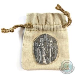 Monarch Precious Metals - Egyptian Relic Goddess Bar 2oz Fine Silver in bag (Tax Exempt)