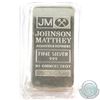 Image 1 : Johnson Matthey 10oz 999 Fine Silver Bar with Logo Reverse (Tax Exempt) Sealed. Serial # 382257