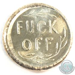 Beaver Bullion - F-Off 1oz. .999 Fine Silver Round (Tax Exempt)