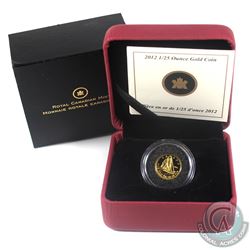 2012 Canada 50-cent The Bluenose 1/25oz. Fine Gold Coin (Tax Exempt)