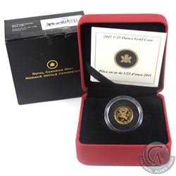2011 Canada 50-cent Canada Geese 1/25oz. Fine Gold Coin (TAX Exempt) Worn Sleeve.