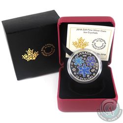 2018 Canada $20 Ice Crystals Fine Silver Coin (Tax Exempt)