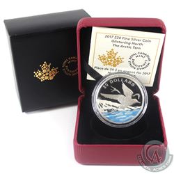 2017 Canada $20 Glistening North - Arctic Tern Fine Silver Coin (Tax Exempt)