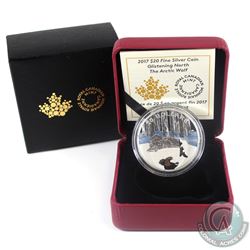 2017 Canada $20 Glistening North - The Arctic Wolf Fine Silver Coin (Tax Exempt)
