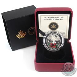 2013 Canada $10 A Partridge in a Pear Tree Fine Silver Coin (Tax Exempt)