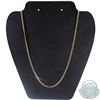 Image 1 : 10K Yellow Gold 19 Inch Anchor-Link Chain.  Total weight of 6.05 grams.