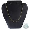 Image 1 : 14K Yellow Gold 18 Inch Snake-link Chain. Total weight of 4.21 grams.