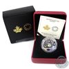 Image 1 : 2014 Canada $20 Venetian Glass Snowman Fine Silver (TAX Exempt) Outer box is lightly tattered.