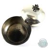 Image 2 : Vintage International Sterling Trinket Box with Floral Finial.  Total weight of 99.17 grams.