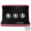 Image 1 : 2011 Canada $15 Continuity of the Crown Sterling Silver 3-Coin Set.
