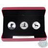 Image 1 : 2018 RCM Forgotten Lore: The Coins that Never Were Fine Silver 3-coin Set in collector Case (Tax Exe
