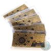Image 1 : 5x 1/10g 24k Pure Gold Maple Leaf Novelty Note Collection (Tax Exempt) 5pcs.