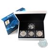 Image 1 : 2014 Official Coins of the Fifa World Cup Silver Coin Collection. Please note capsules are scratched