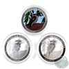 Image 1 : 2014 Australia 1oz Kookaburra .999 Fine Silver Coins in Capsules. You will receive a coloured versio