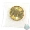 Image 1 : 2018 Canada 1/10oz .9999 Fine Gold Maple Leaf in Sealed Plastic. (TAX Exempt)