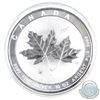 Image 1 : 2017 Canada $50 Magnificent Maple Leaves 10oz. Fine Silver Coin in Capsule. (TAX Exempt)