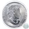 Image 2 : 2017 Canada $50 Magnificent Maple Leaves 10oz. Fine Silver Coin in Capsule. (TAX Exempt)