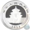 Image 2 : 2013 China 1oz Coloured .999 Fine Silver Panda in Capsule (Scratched capsule). (TAX Exempt)