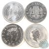 Image 2 : Lot of 4x Different 1oz Fine Silver World Coins - 2011 Fiji Taku, 2016 Great Britain Year of the Mon