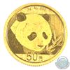 Image 1 : 2018 China 50Y 3 Gram Fine Gold Panda. (TAX Exempt)