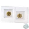 Image 2 : 2x 2007 Canada 1/20oz .9999 Fine Gold Maples in Sealed Plastic. (TAX Exempt)