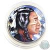 Image 1 : Liberty Buffalo/Indian Head 1oz Coloured .999 Fine Silver Coin in Capsule (Scuffed capsule). (TAX Ex