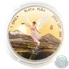 Image 1 : 2012 Mexico 1oz Coloured Libertad .999 Fine Silver Coin in Capsule (Scratched capsule). (TAX Exempt)
