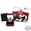 Image 1 : 2007 Canada $8 Chinese Square Hole Coin & 2018 $8 The Peaceful Panda, A Gift of Friendship Fine Silv