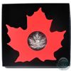 Image 1 : 2015 $20 The Canadian Maple Leaf - Maple Leaf Shaped Fine Silver Coin. (TAX Exempt)