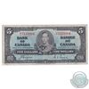 Image 1 : 1937 $5 BC-23c, Bank of Canada, Coyne-Towers, Z/C, Fine (damaged).