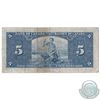 Image 2 : 1937 $5 BC-23c, Bank of Canada, Coyne-Towers, Z/C, Fine (damaged).