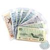 Image 1 : Group Lot of Bank of 8x Canada $2, $5, $10 & $20 Bird Series Banknotes in Bill Holders. You will rec