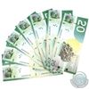 Image 1 : 7x 2004 $20 BC-64c Bank of Canada Notes with Consecutive Serial Numbers - AUW5332119-25. 7pcs