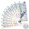 Image 1 : 10x 1986 $5 BC-56d Bank of Canada Notes with Consecutive Serial Numbers - ANJ6011023-32. 10pcs
