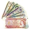 Image 1 : Group Lot of 7x Bank of Canada Multi-coloured Series Banknotes. You will receive $2, 1972 $5, 1979 $
