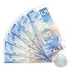Image 1 : Lot of 6x 2001 $5 BC-62a Bank of Canada Notes All Different Prefixes Except 2x ANW in UNC Condition.