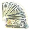 Image 1 : Lot of 36x 1973 $1 Bank of Canada Notes - 21x BC-46a & 15x BC-46b. 36pcs