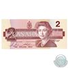 Image 2 : 1986 $2 BC-55c-i Bank of Canada Note with Neat Semi-RADAR Serial Number - EGU0012321 UNC.