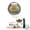 Image 1 : 2019 Canada $2 Coloured D-Day Special Wrap Roll of 25pcs.