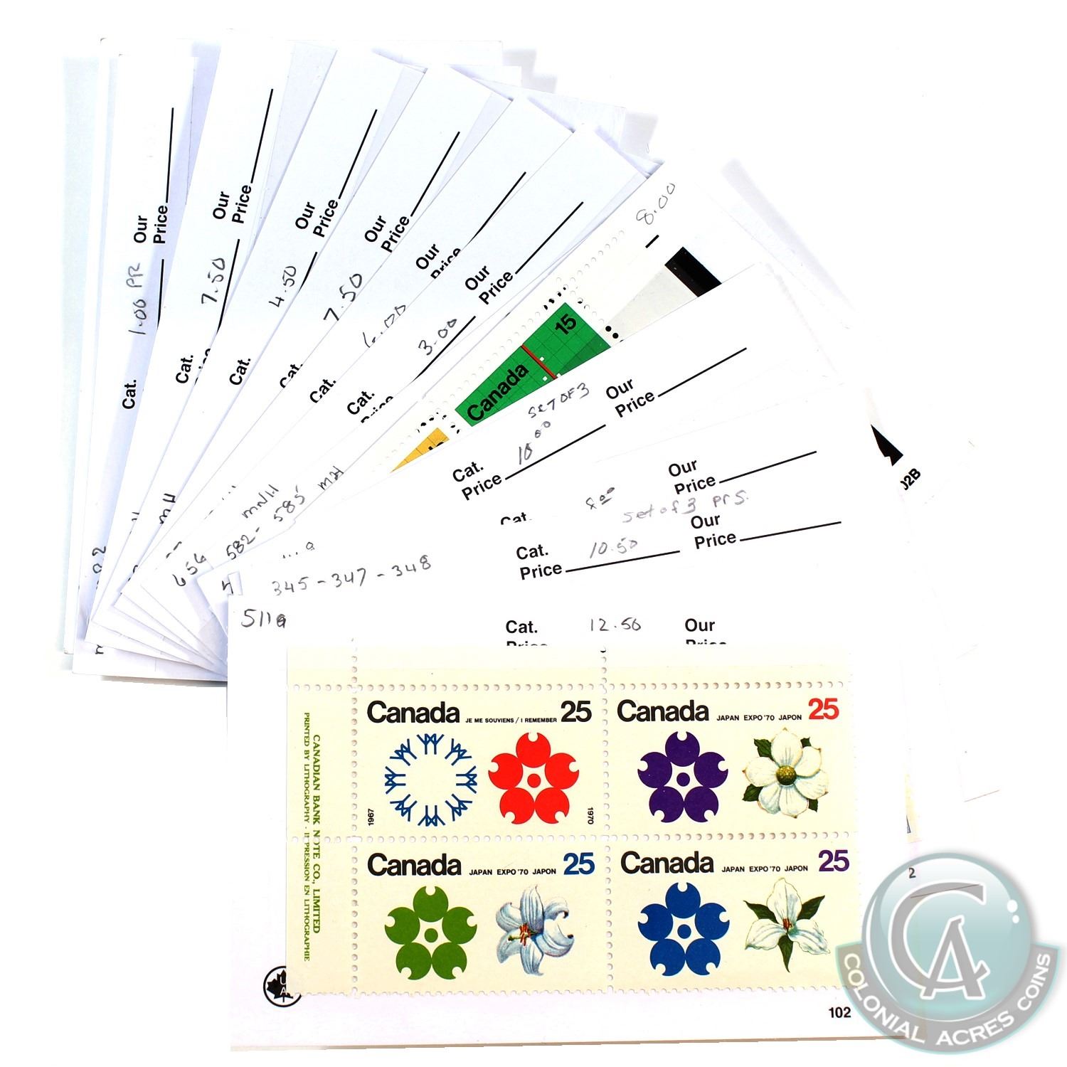 Group lot of Canada Regular & War Tax Stamps Canada stamp MR6 1916 2