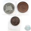Image 2 : Lot of 3x Toronto City Hall Medallions with Different Designs. 3pcs