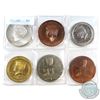 Image 1 : Estate Lot of 6x Rare & Interesting John Fitzgerald Kennedy Medals. You will receive 3 different des