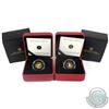 2007 Canada Gold 50-cent The Wolf & 2008 50-cent de Havilland Beaver 1/25oz Fine Gold Coins (2007 sl